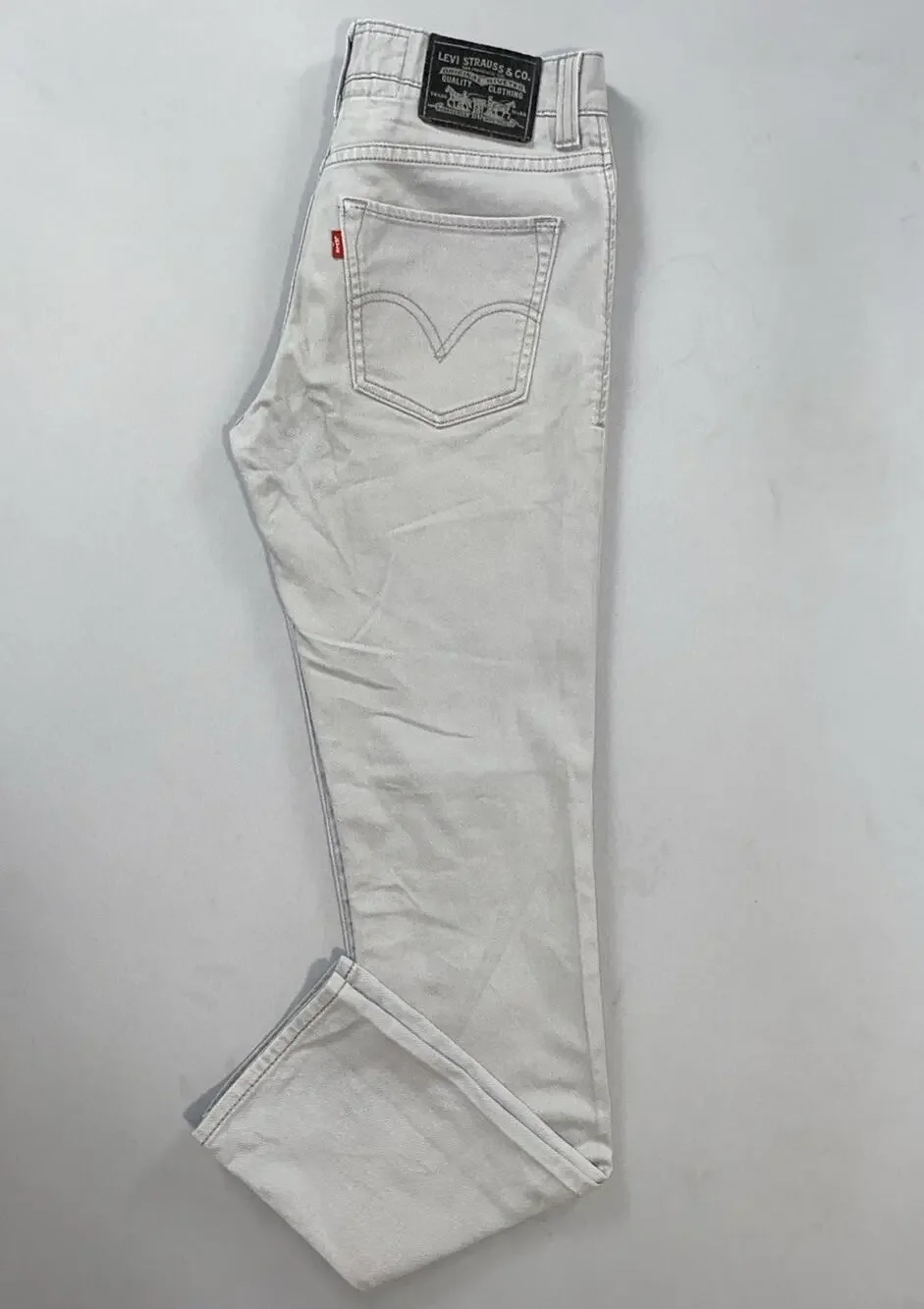 Levi's Vintage 510 Super Skinny Lightweight Stretch Canvas Jeans. Gray, 30X32.